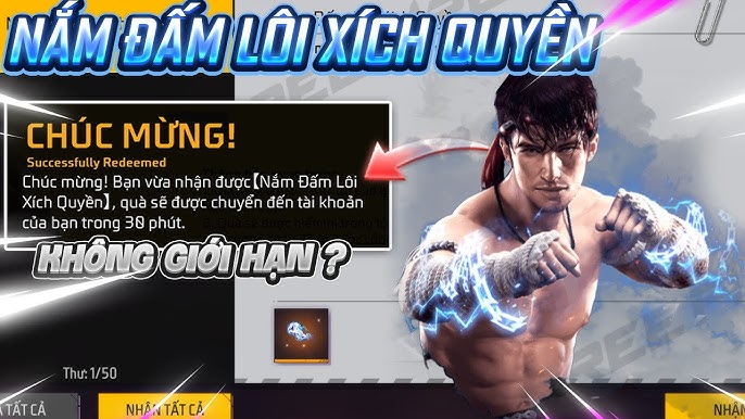 Nấm Đấm Xích Quyền (1 lần nhập)